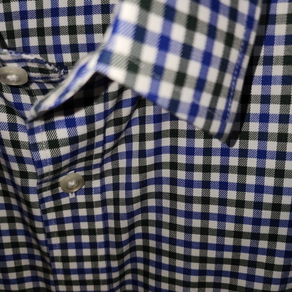 UNTUCKit Wrinkle Free Durif Shirt Button-up Plaid Cotton Longsleeve Men's XL - Picture 5 of 11
